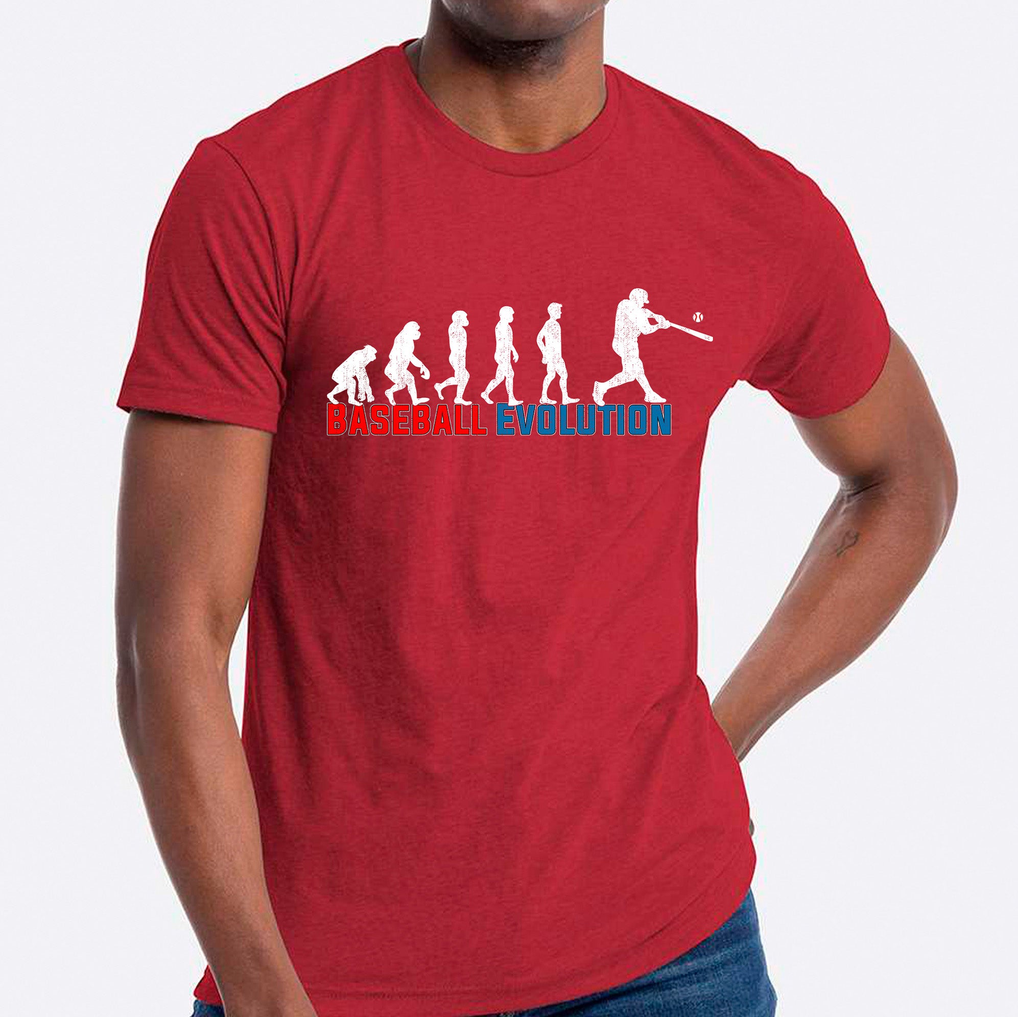 Baseball Evolution T-shirt