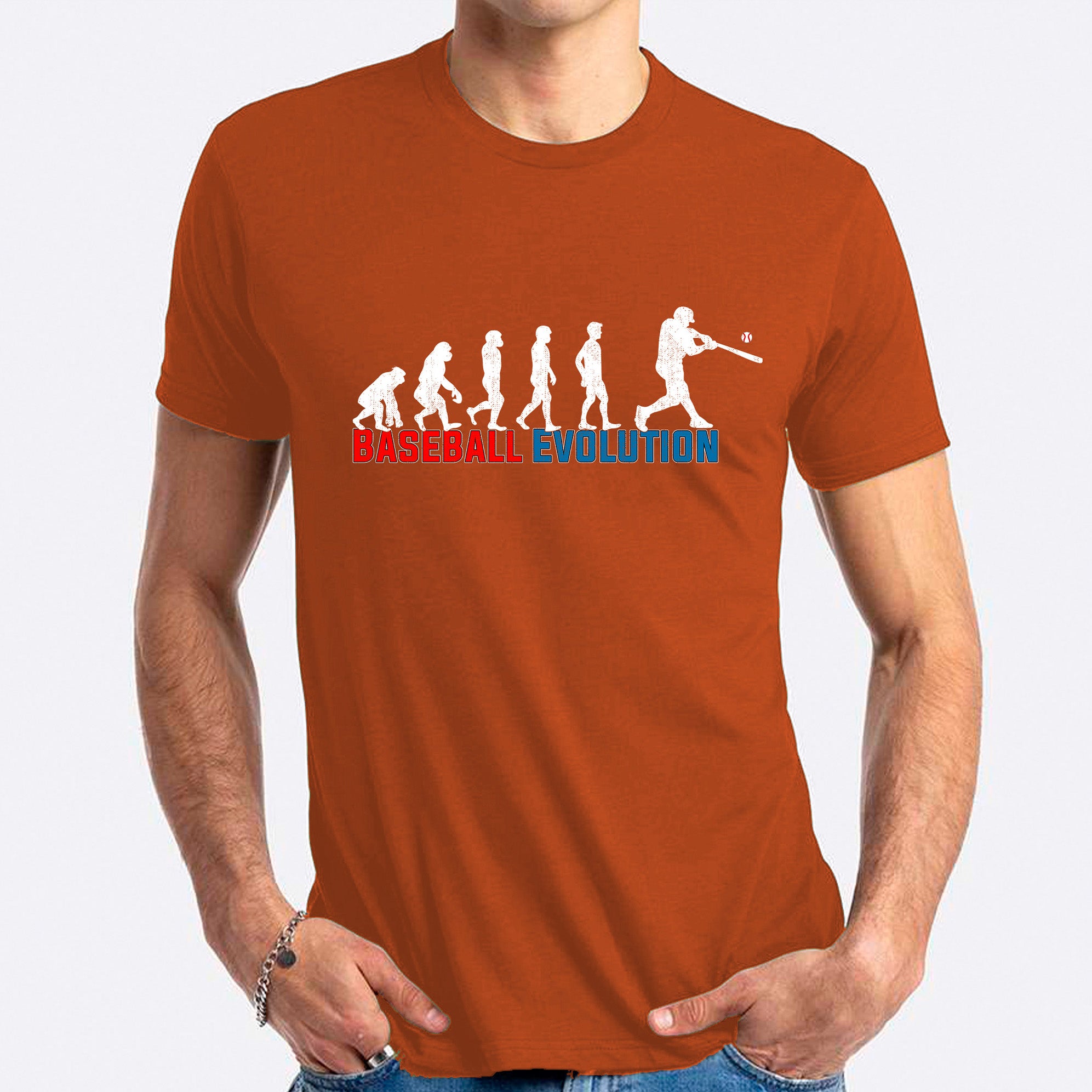 Baseball Evolution T-shirt