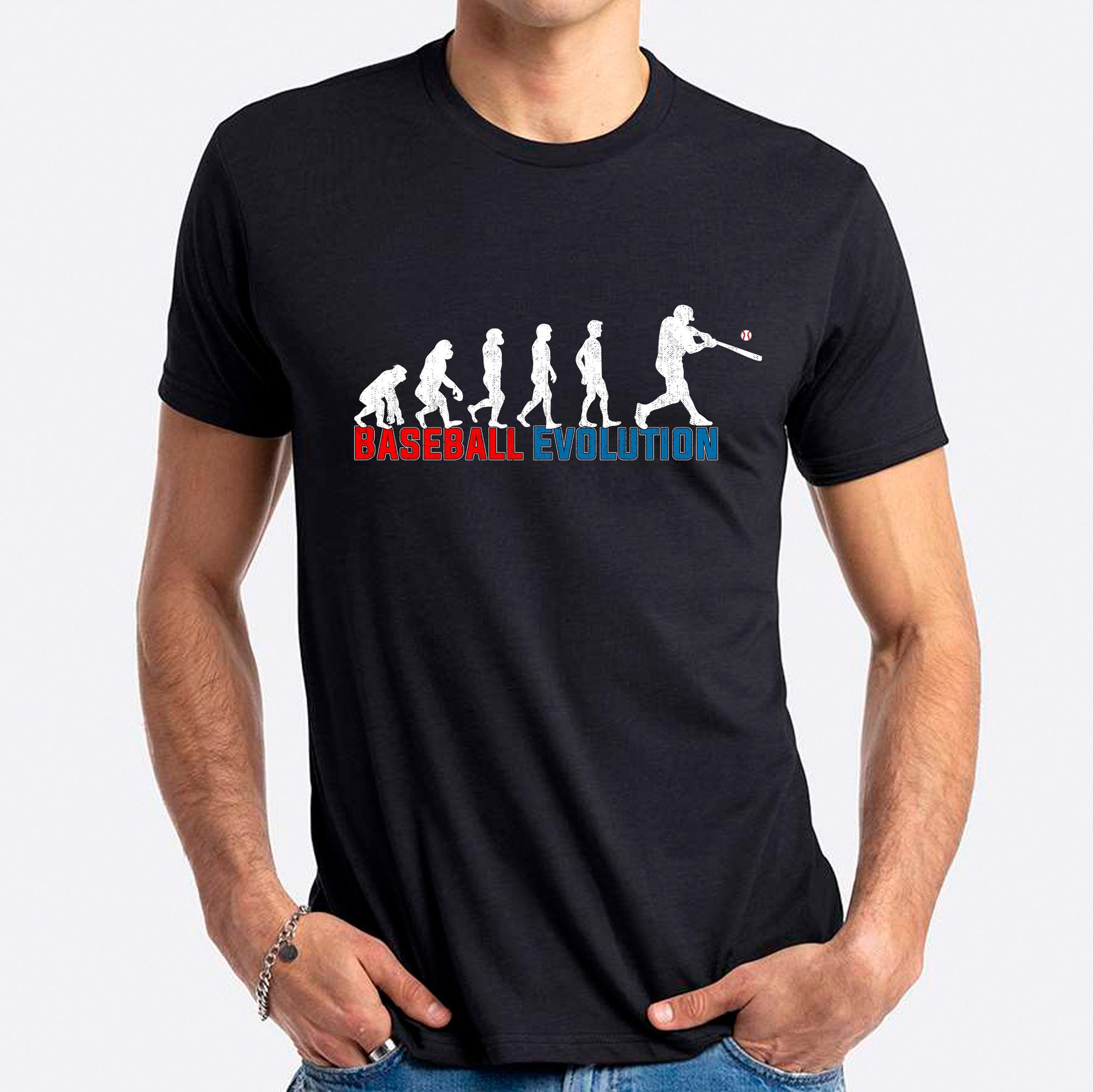 Baseball Evolution T-shirt