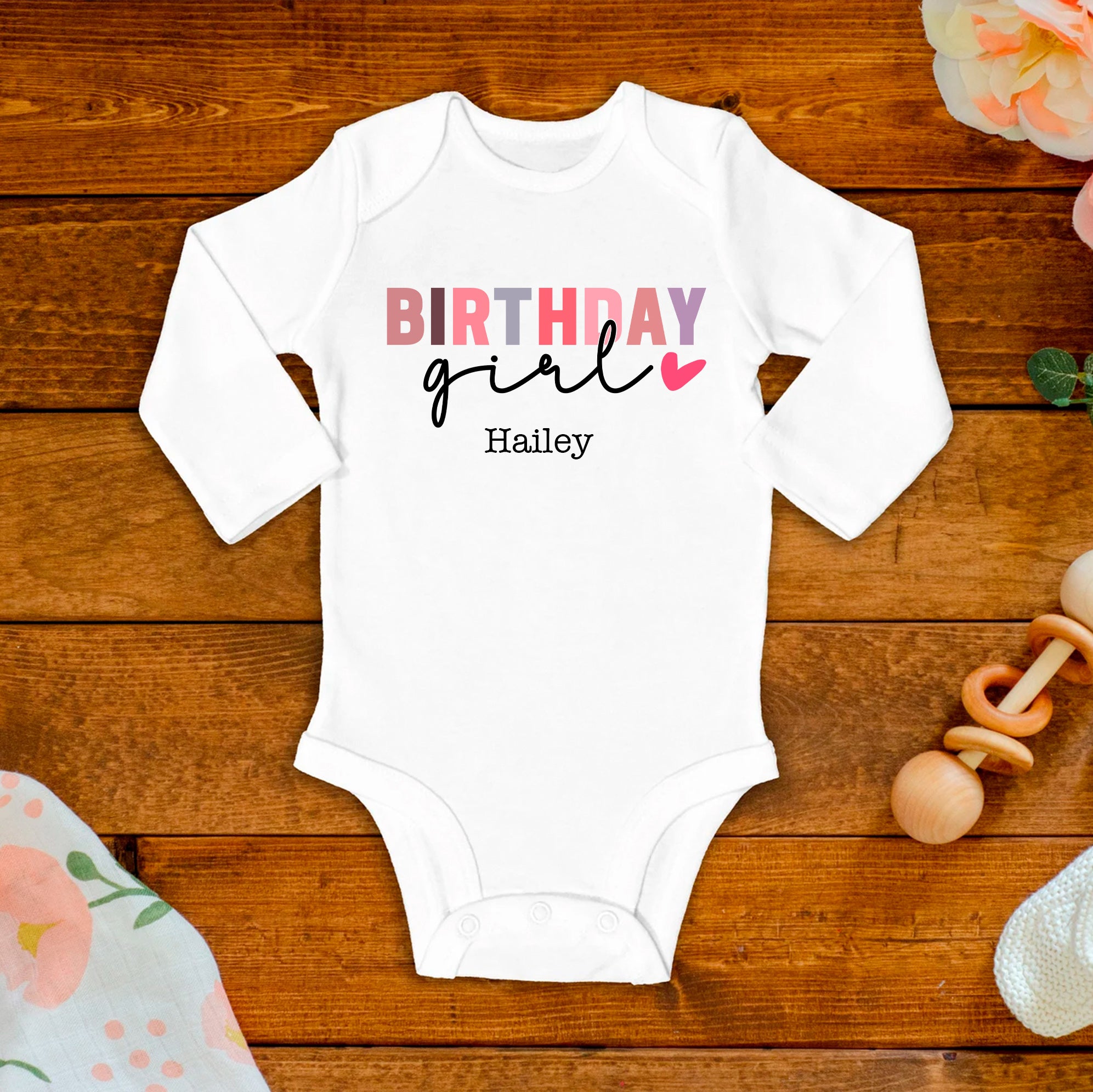 Birthday Girl Baby Bodysuit