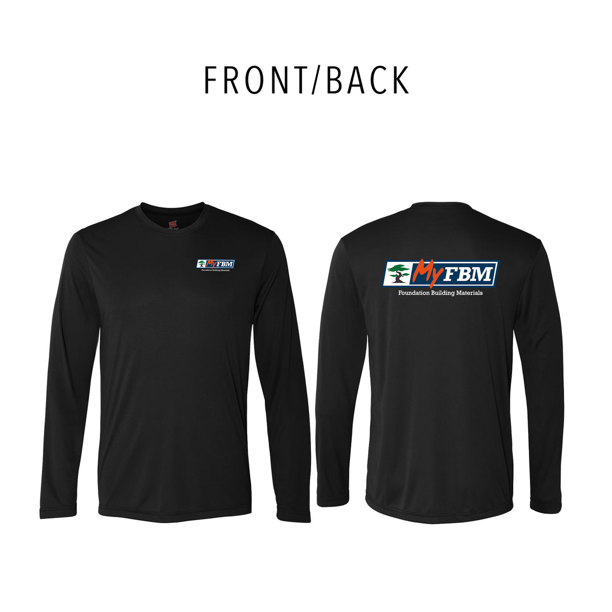 MY FBM - Hanes Unisex Cool DRI® Long Sleeve Performance T-Shirt - 482L