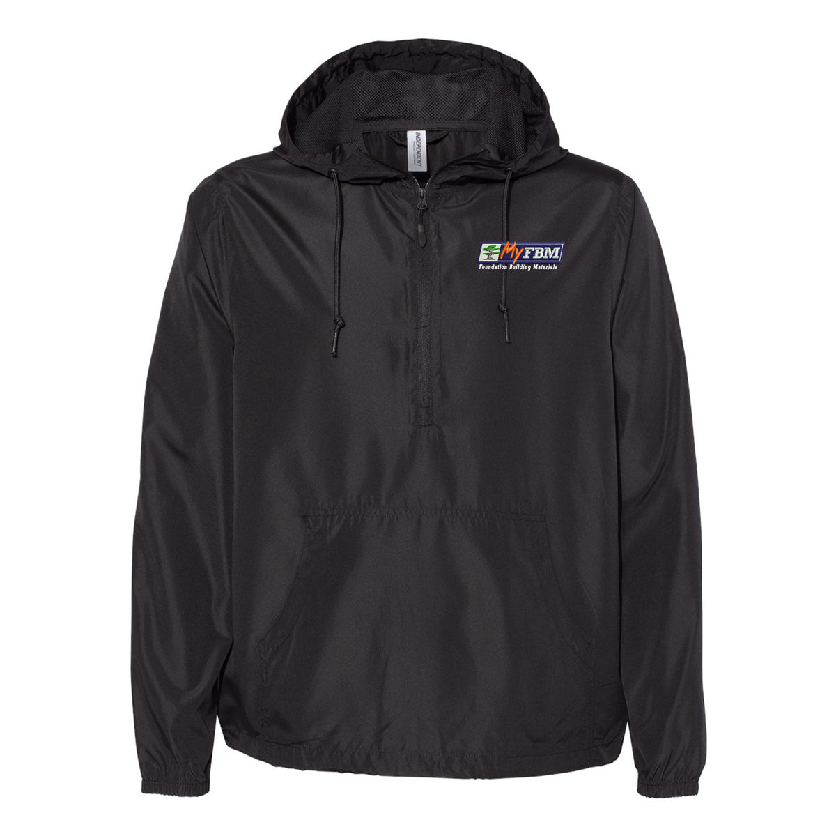 Independet Trading Co. Unisex Lightweight Quarter-Zip Windbreaker Pullover Jacket - EXP54LWP
