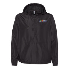 Independet Trading Co. Unisex Lightweight Quarter-Zip Windbreaker Pullover Jacket - EXP54LWP