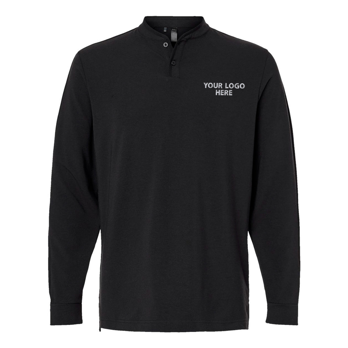 Adidas Men's Henley Long Sleeve T-Shirt - A597