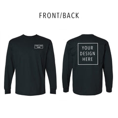 Gildan - Ultra Cotton® Long Sleeve T-Shirt - Front/Back