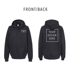 Gildan - Softstyle® Midweight Hooded Sweatshirt - Front/Back