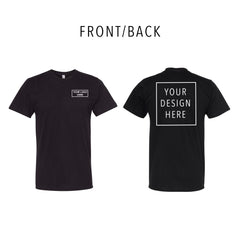 American Apparel - Fine Jersey Tee - Front/Back