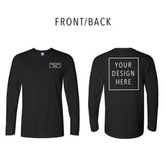 Gildan - Softstyle® Long Sleeve T-Shirt - Front/Back - 64400