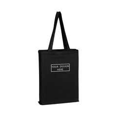 Q-Tees - Canvas Gusset Promotional Tote - Front