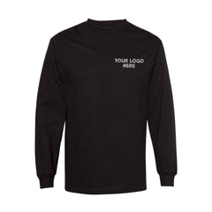 American Apparel - Heavyweight Cotton Long Sleeve Tee - Front