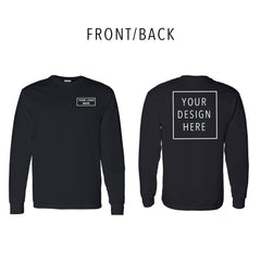 Gildan - Heavy Cotton™ Long Sleeve T-Shirt - Front/Back