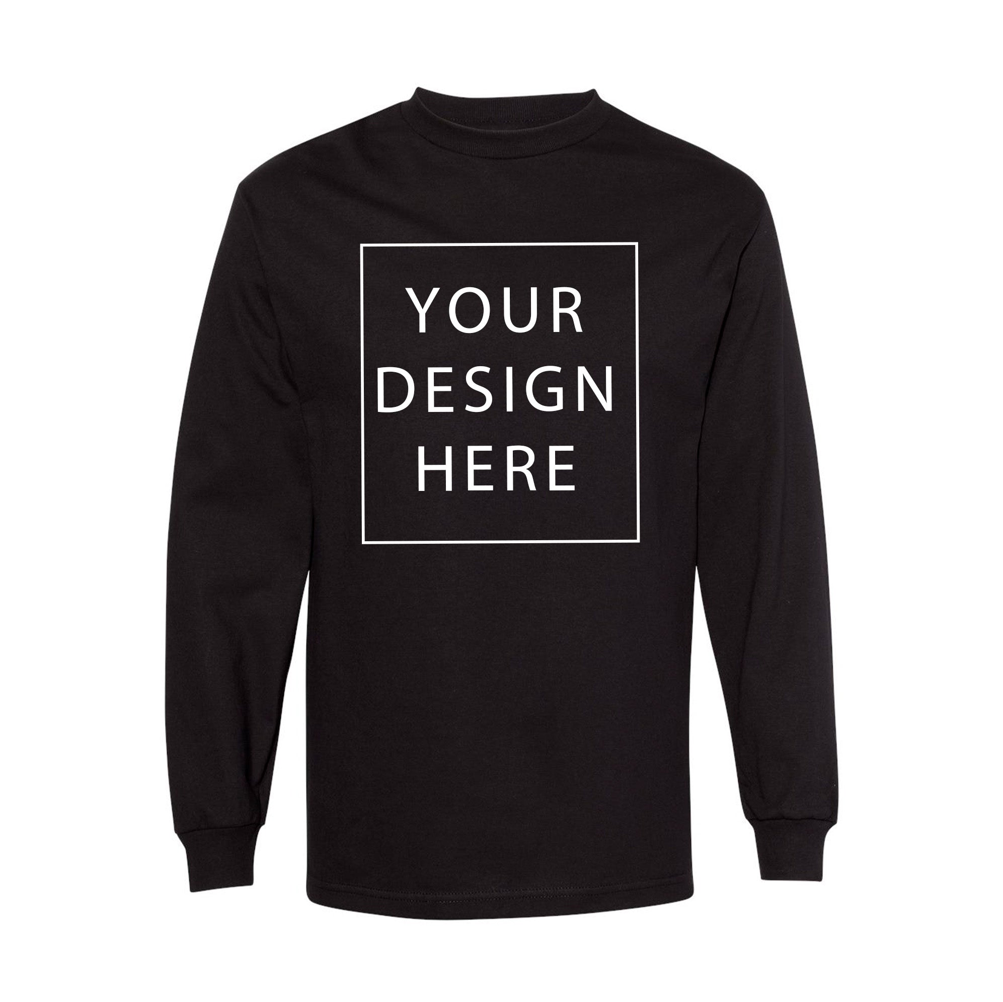 American Apparel - Heavyweight Cotton Long Sleeve Tee - Front