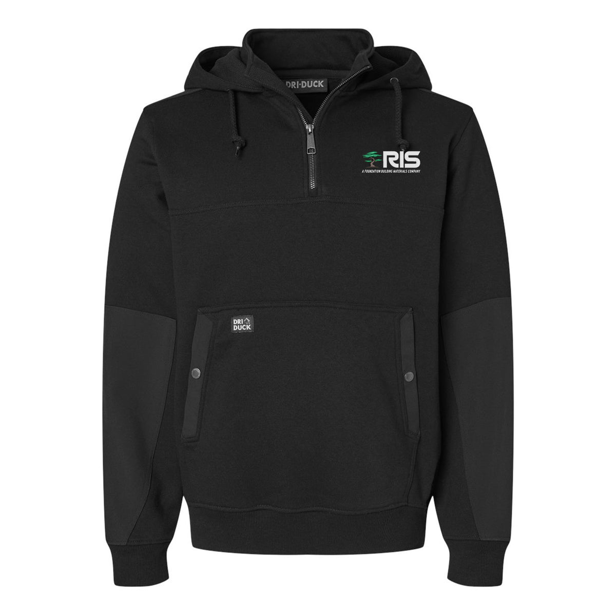 DRI DUCK - Men's Mission Quarter-Zip Hooded Pullover - 7349