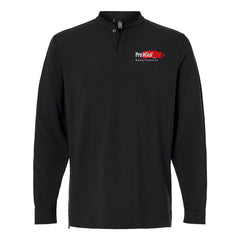 PROWALL - Adidas Men's Henley Long Sleeve T-Shirt - A597