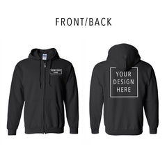Gildan - Heavy Blend™ Full-Zip Hooded Sweatshirt - Front/Back