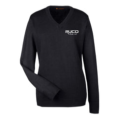 RUCO - Harriton Women's Pilbloc V-Neck Sweater - M420W