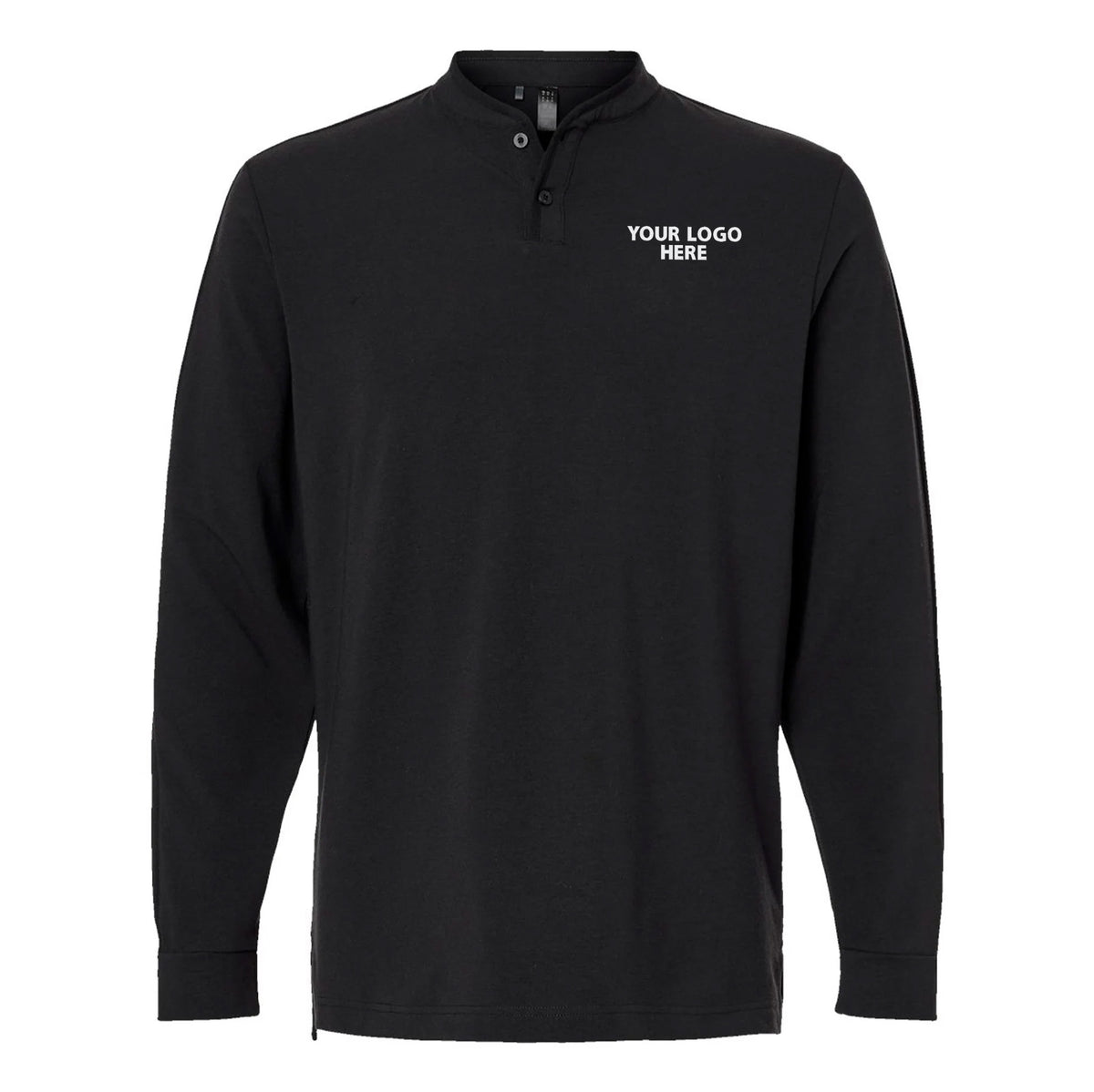 Adidas Men's Henley Long Sleeve T-Shirt - A597