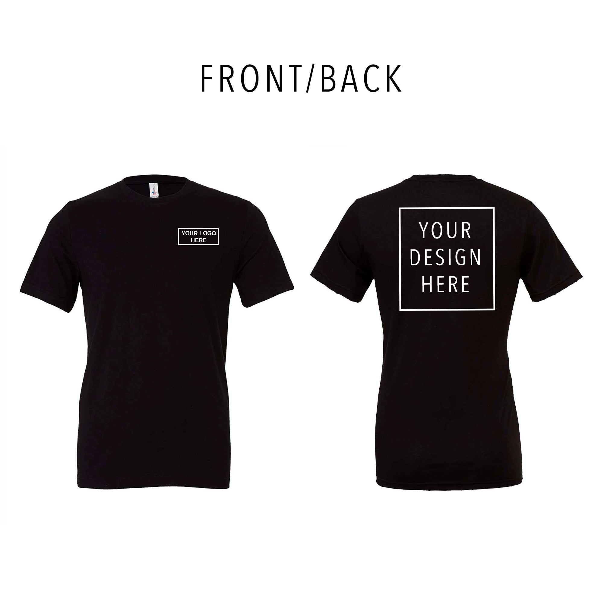 BELLA + CANVAS - Jersey Tee - Front/Back