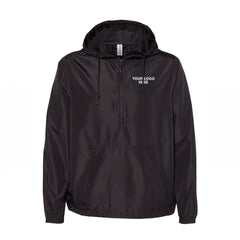 Independet Trading Co. Unisex Lightweight Quarter-Zip Windbreaker Pullover Jacket - EXP54LWP