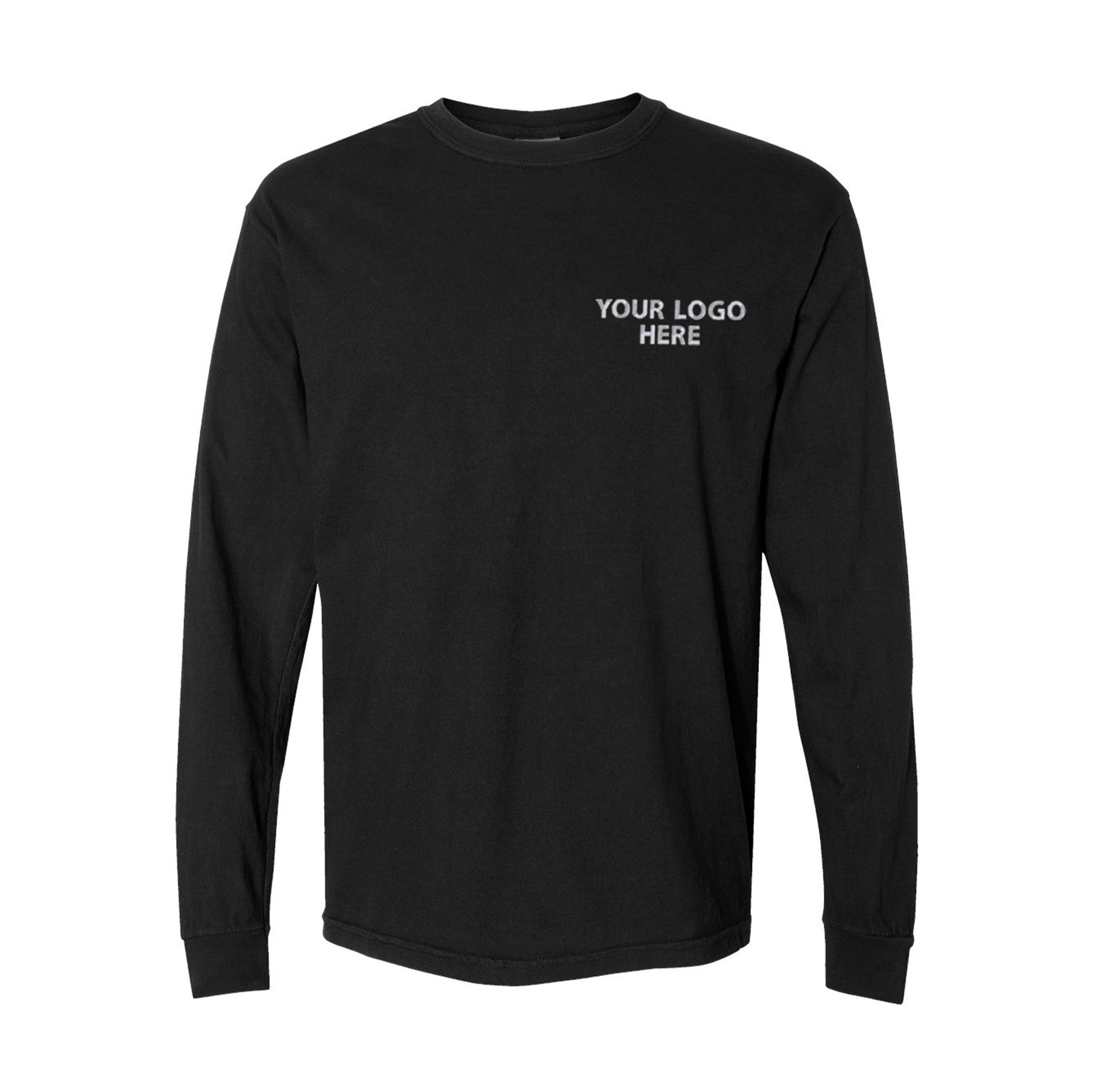 Comfort Colors - Garment-Dyed Heavyweight Long Sleeve T-Shirt - Front