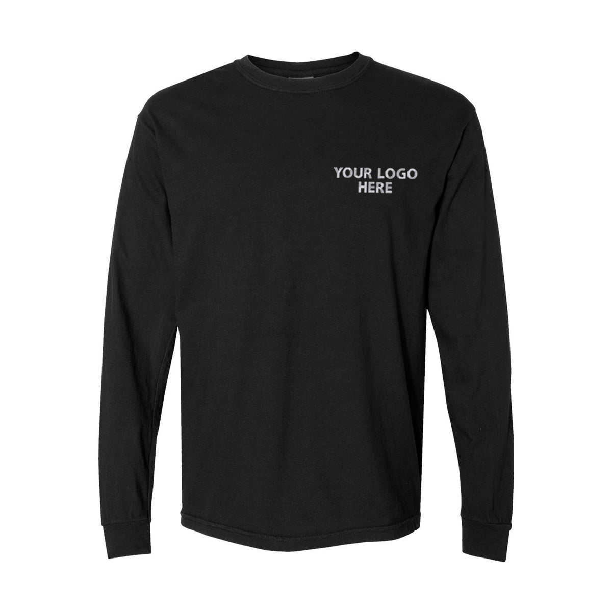 Comfort Colors - Garment-Dyed Heavyweight Long Sleeve T-Shirt - Front