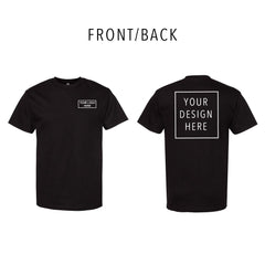 American Apparel - Heavyweight Cotton Tee - Front/Back