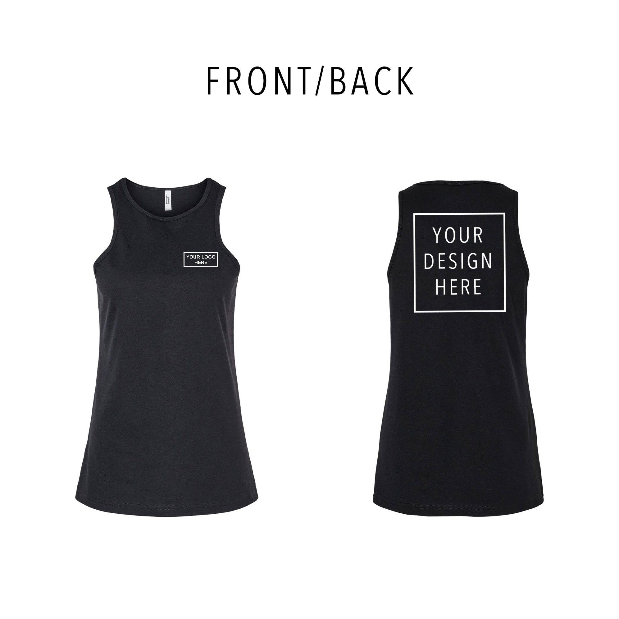 American Apparel - Women's CVC Tank - Front/Back