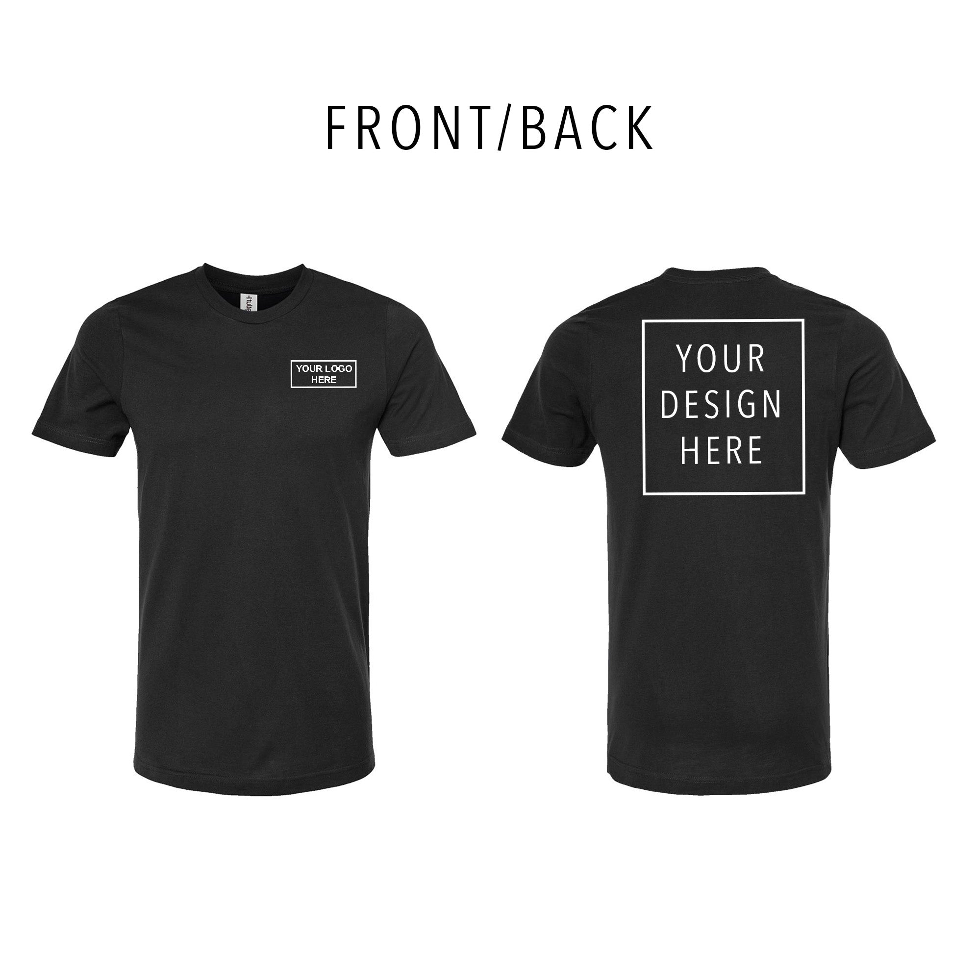 Tultex - Combed Cotton T-Shirt - Front/Back