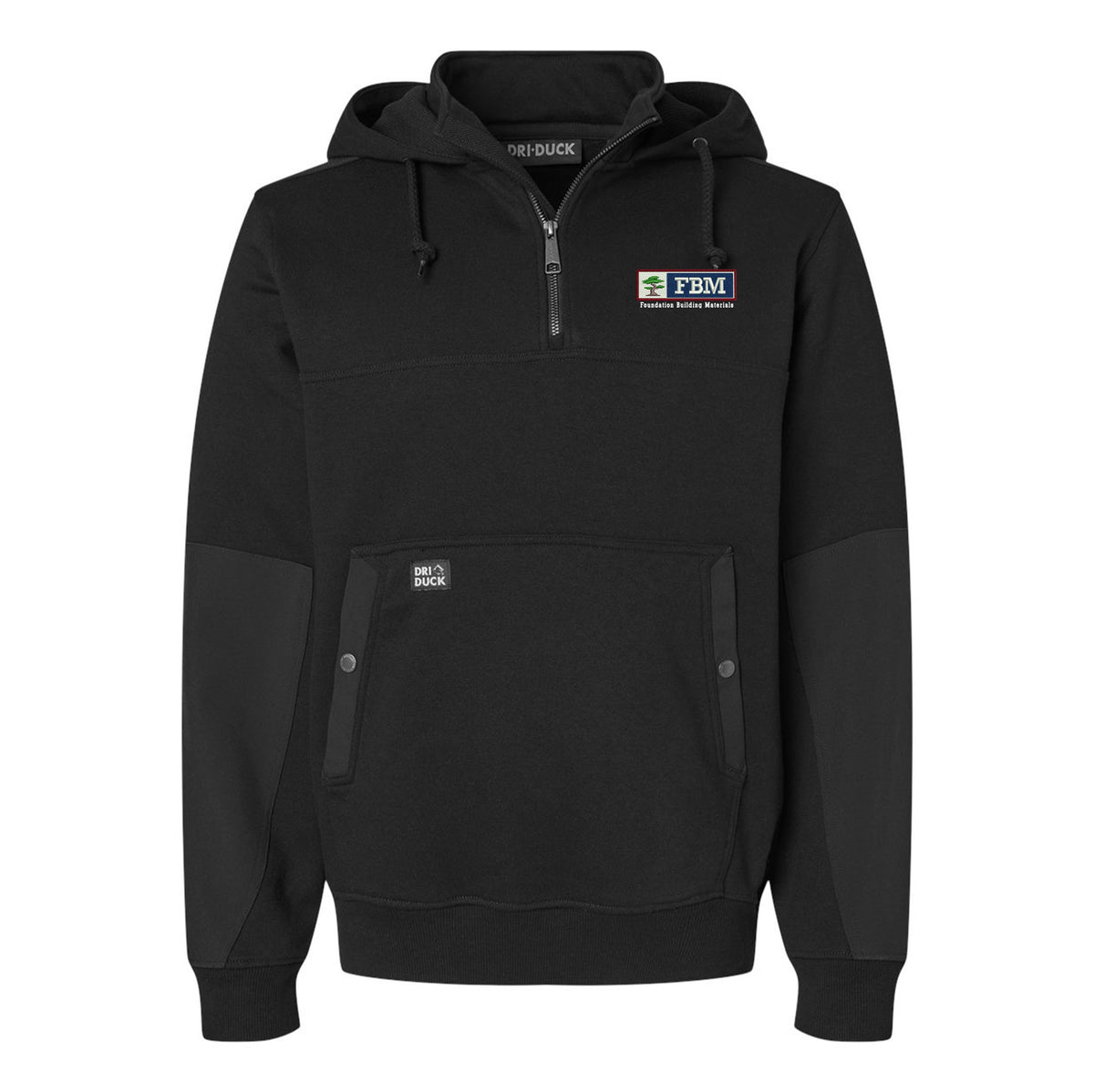 DRI DUCK - Men's Mission Quarter-Zip Hooded Pullover - 7349