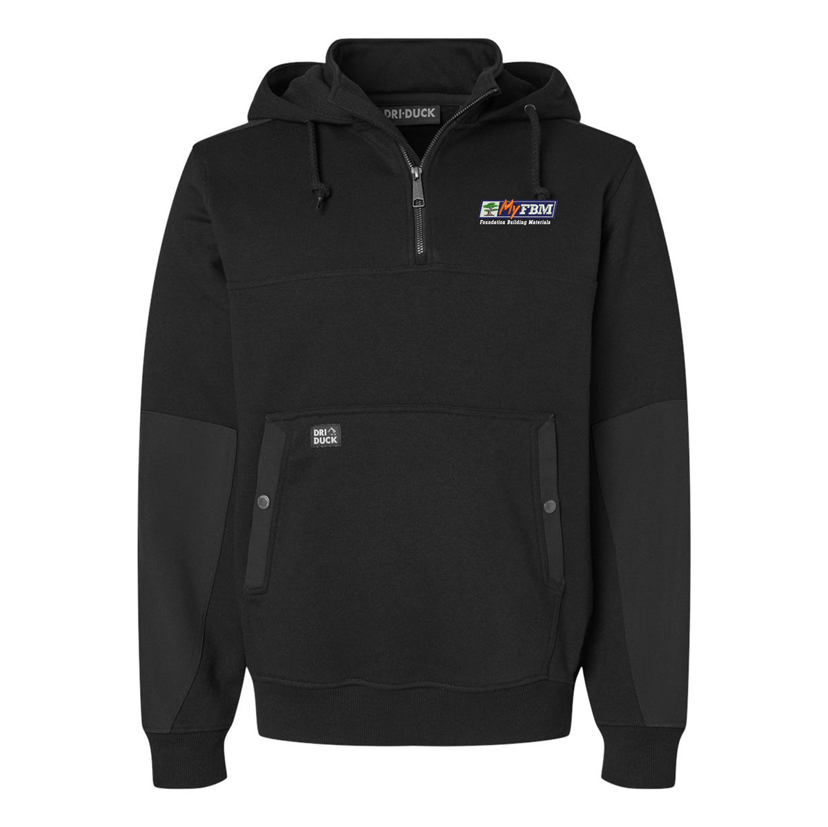 DRI DUCK - Men's Mission Quarter-Zip Hooded Pullover - 7349