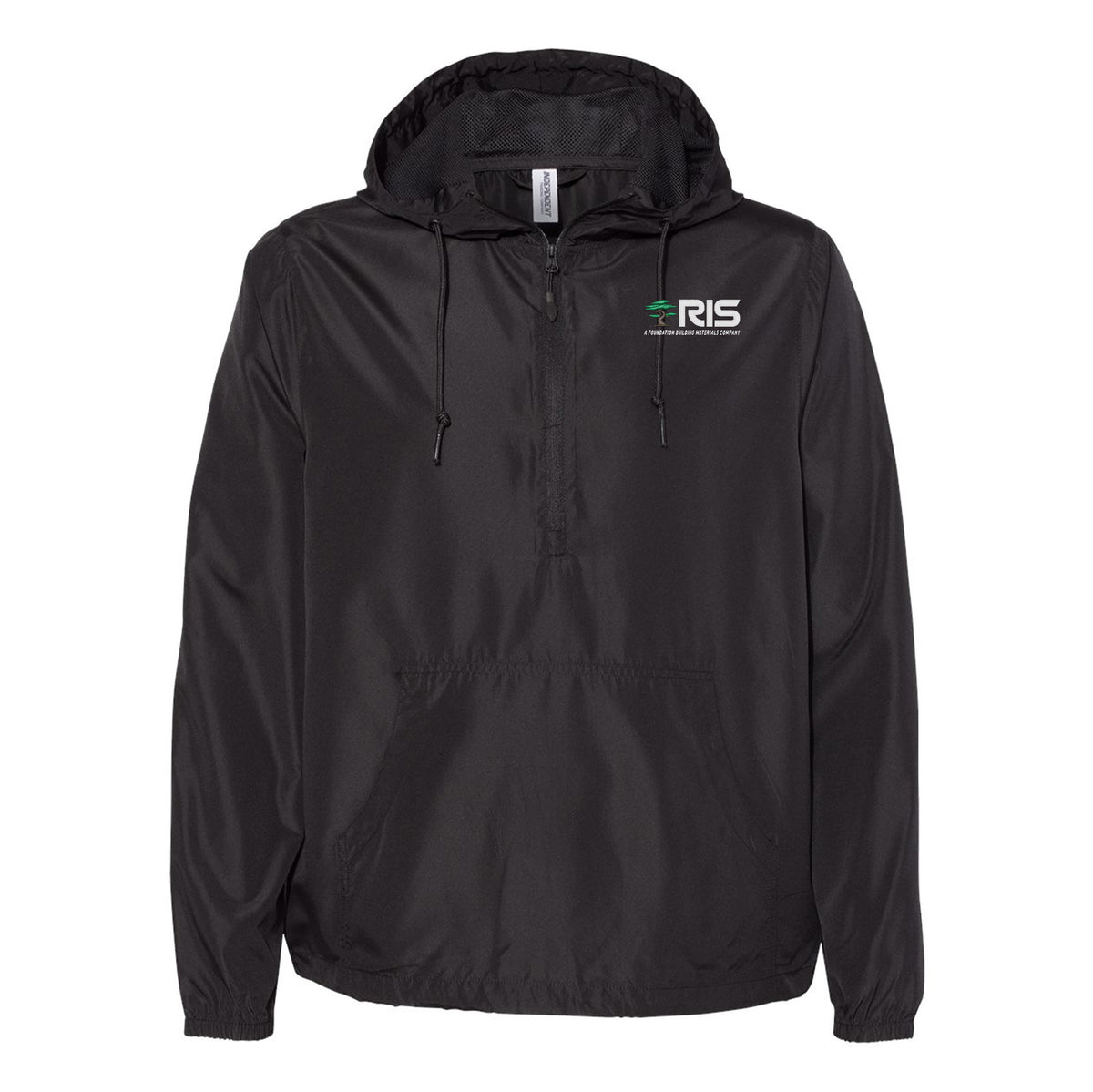 Independet Trading Co. Unisex Lightweight Quarter-Zip Windbreaker Pullover Jacket - EXP54LWP