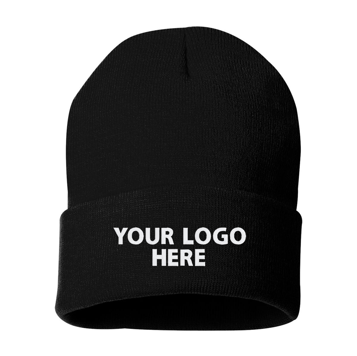 Sportsman 12" Solid Cuffed Beanie - SP12