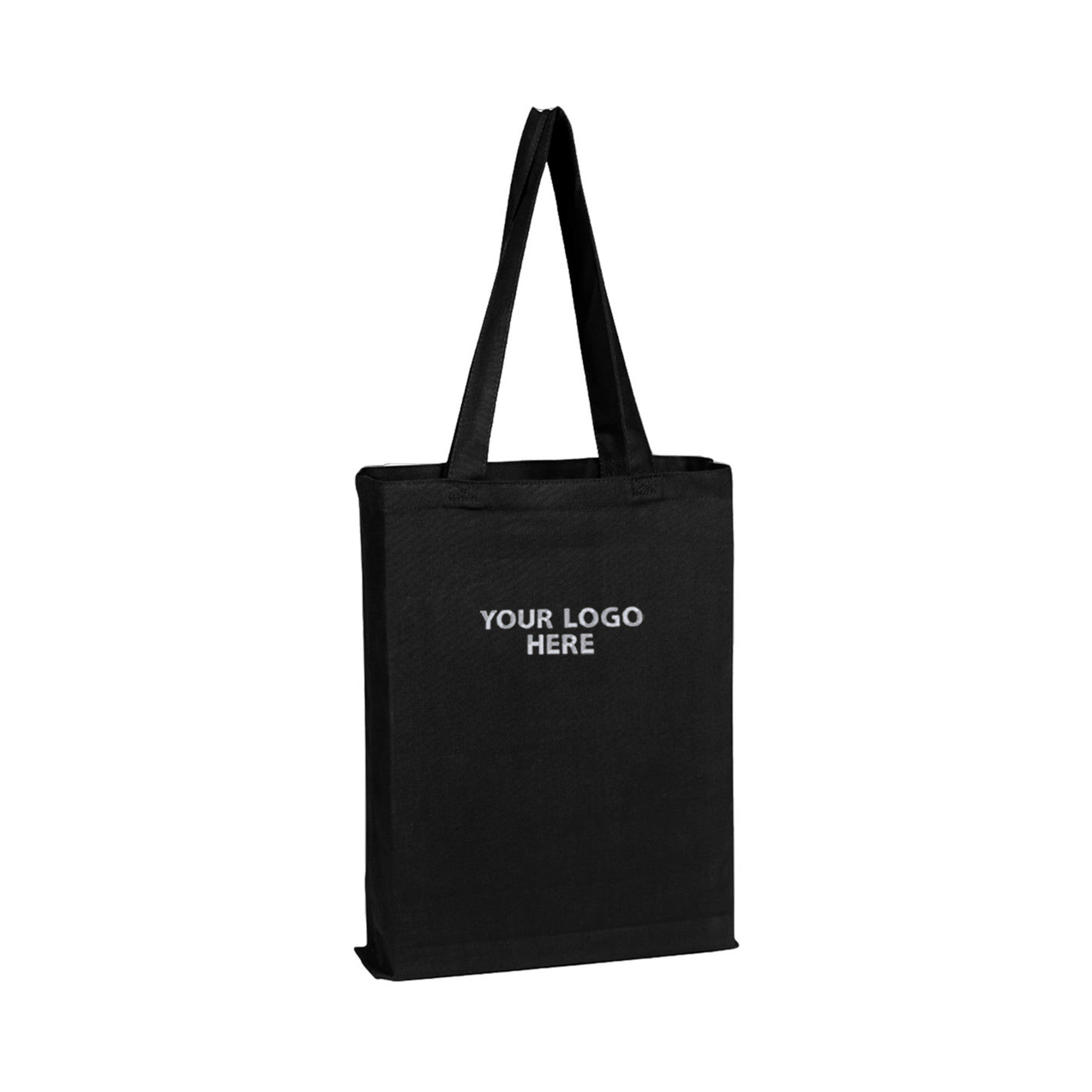 Q-Tees - Canvas Gusset Promotional Tote - Front