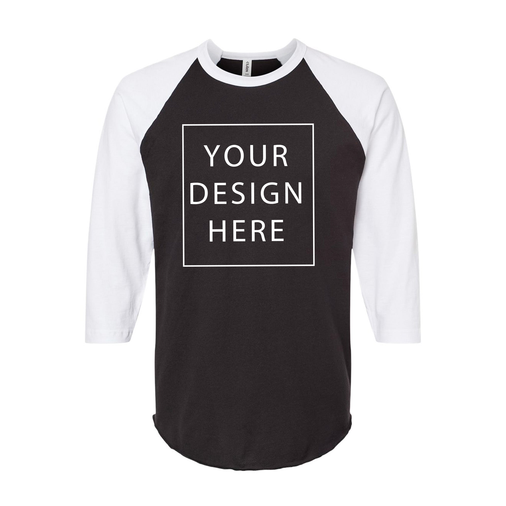 Tultex - Fine Jersey Raglan T-Shirt - Front