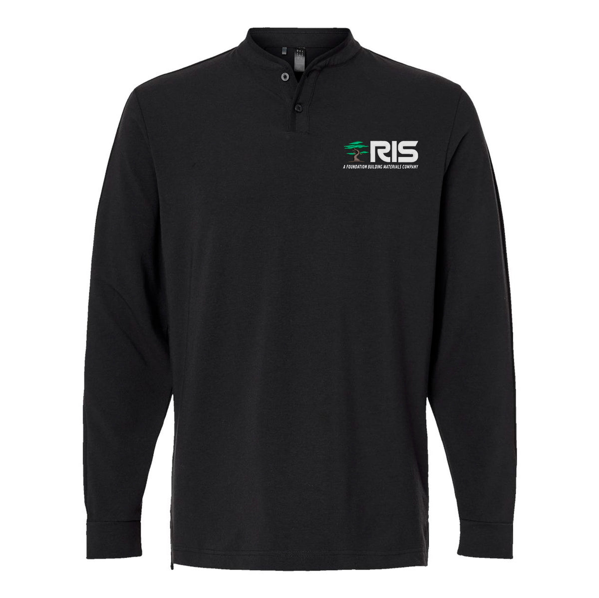 Adidas Men's Henley Long Sleeve T-Shirt - A597