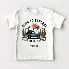 Born To Explore Beautiful Nature Baby Bodysuit