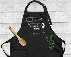 If You're Reading This Bring Me Wine Apron