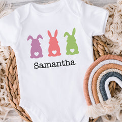 Easter Rabbits Baby Bodysuit