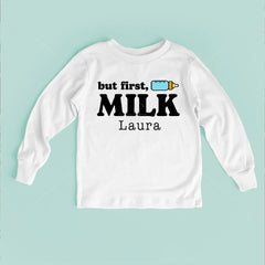 But First, Milk Baby Bodysuit