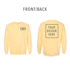 Comfort Colors - Garment-Dyed Sweatshirt - Front/Back