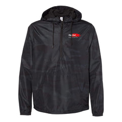 PROWALL - Independent Trading Co. Unisex Lightweight Quarter-Zip Windbreaker Pullover Jacket - EXP54LWP