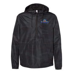 Independet Trading Co. Unisex Lightweight Quarter-Zip Windbreaker Pullover Jacket - EXP54LWP