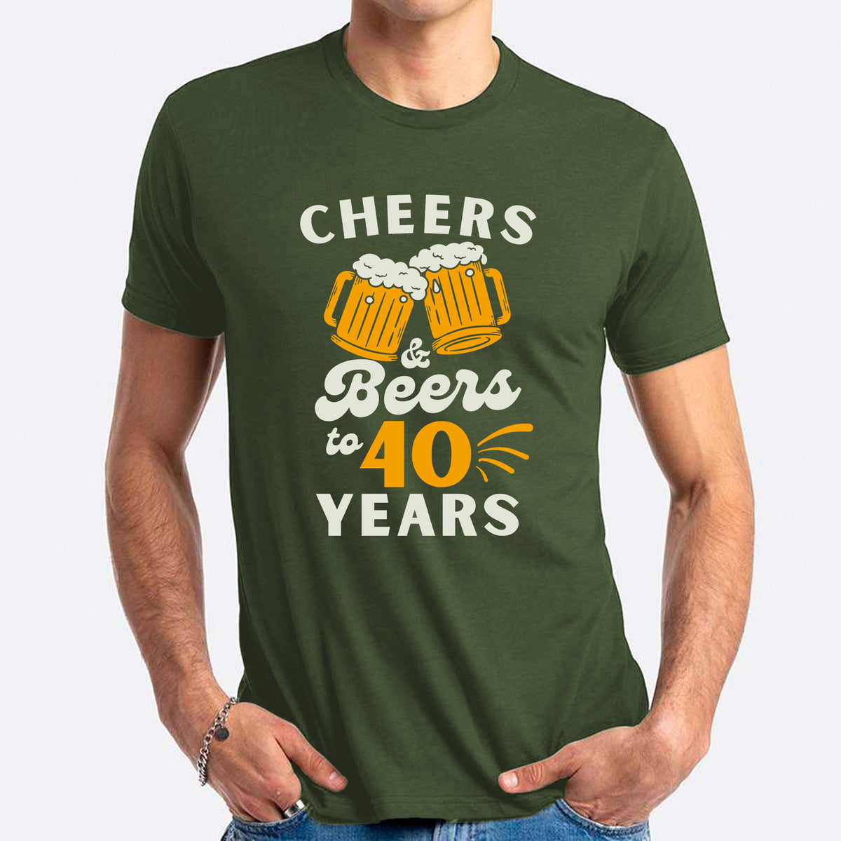 Cheers & Beers To 40 Years T-shirt