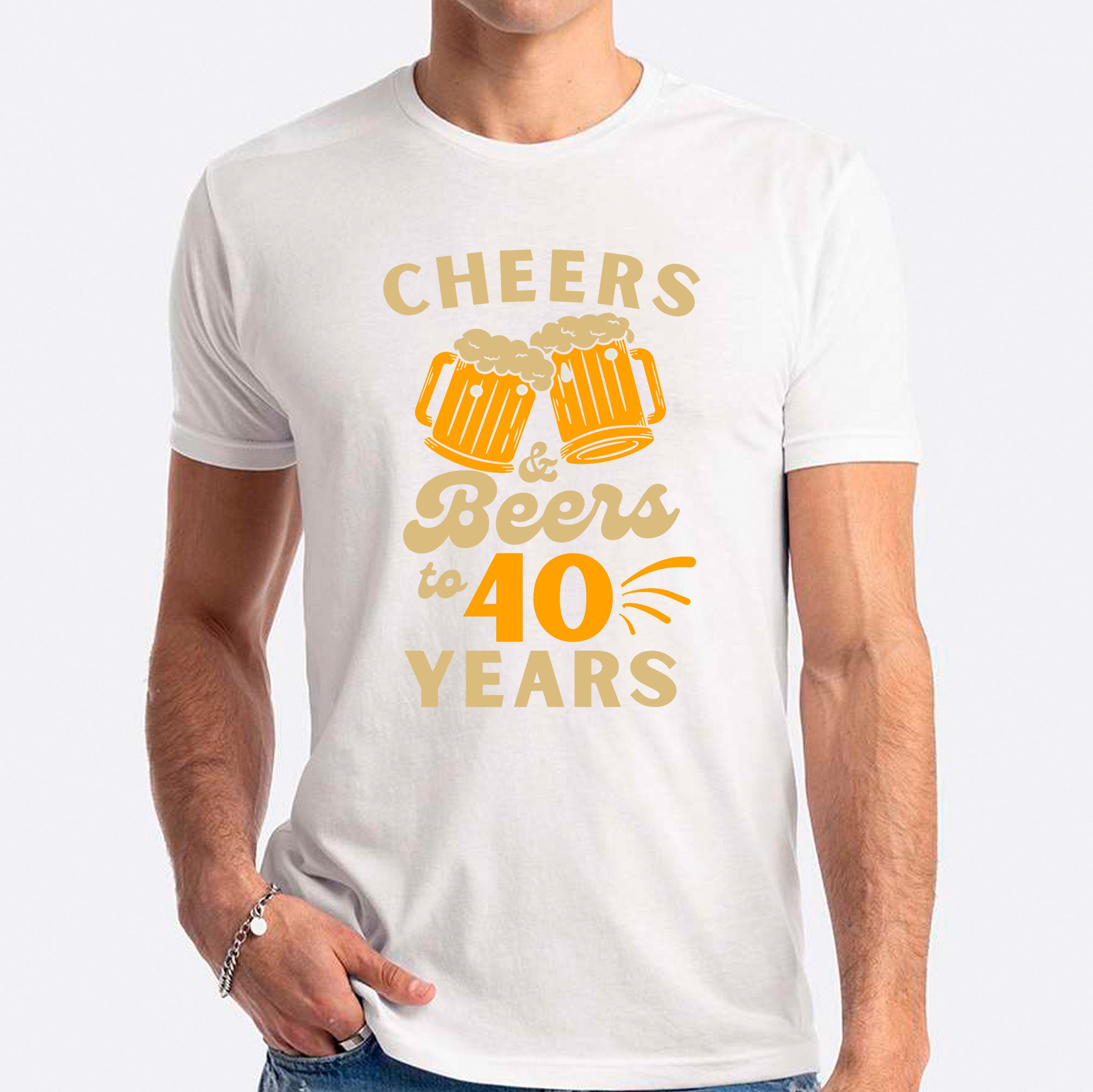 Cheers & Beers To 40 Years T-shirt
