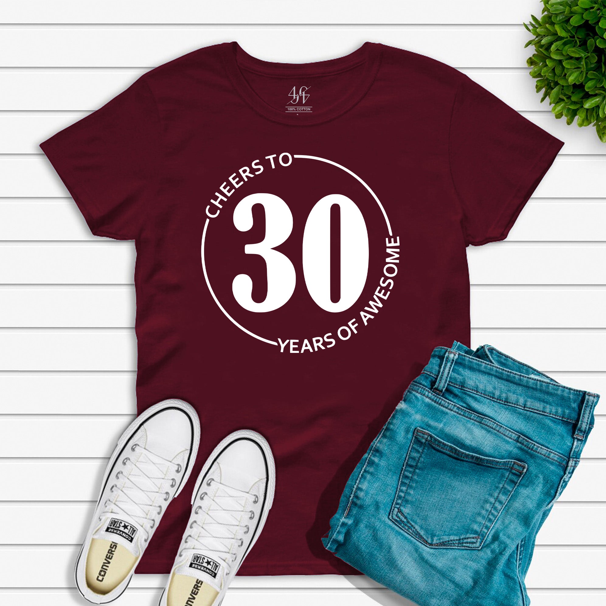 Cheers To 30 Years Of Awesome T-shirt