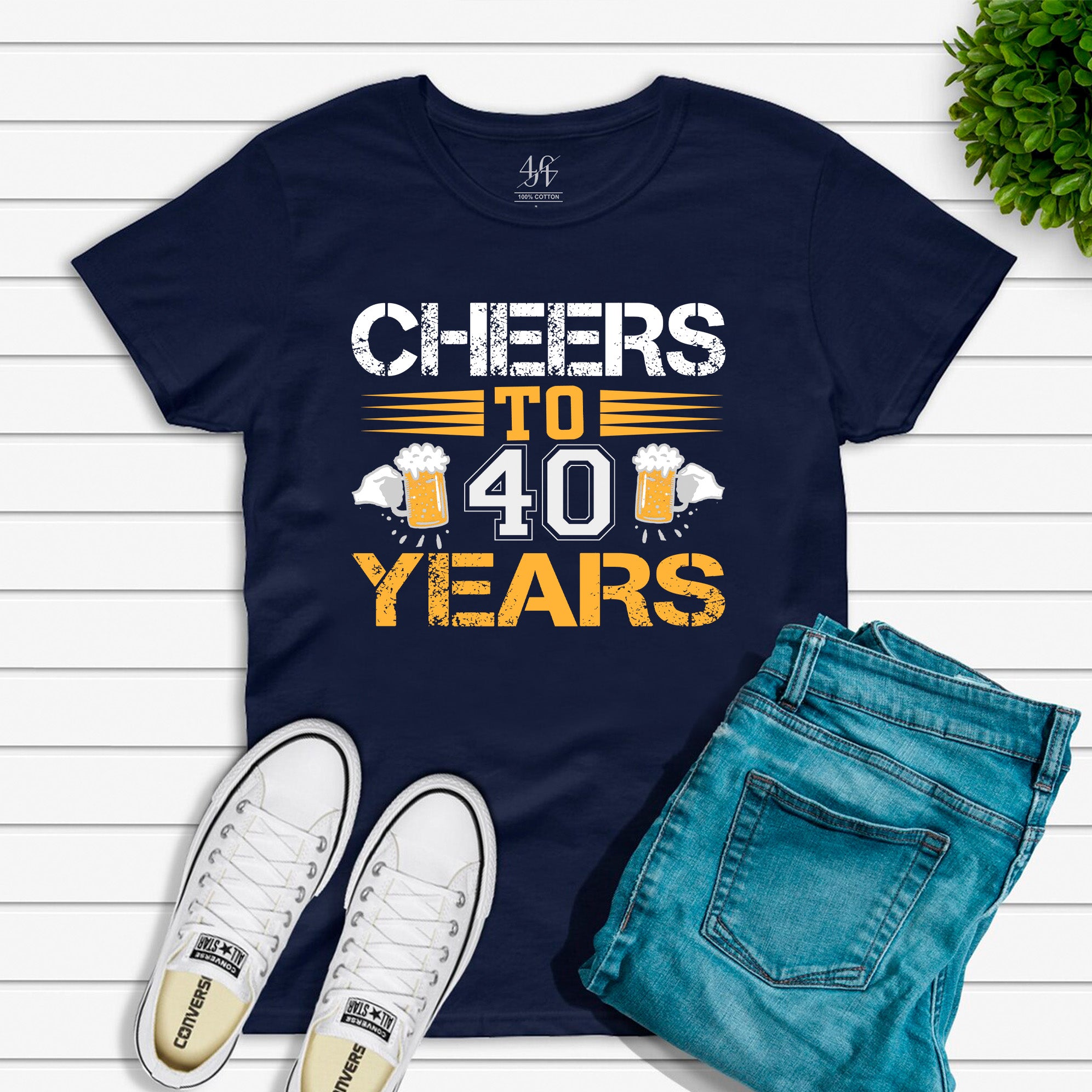 Cheers To 40 Years T-shirt