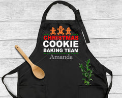 Christmas Cookie Baking Team Apron