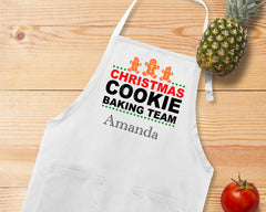 Christmas Cookie Baking Team Apron