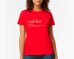 Coffee Definition T-shirt