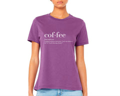 Coffee Definition T-shirt